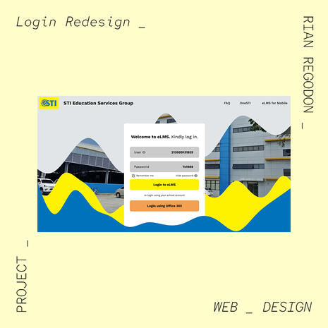 STI Login Redesign Concept