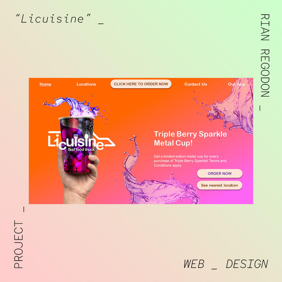 [CLICK TO PLAY] Licuisine Website