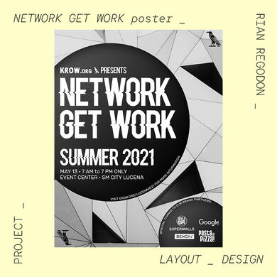 Get Work Network Poster Concept