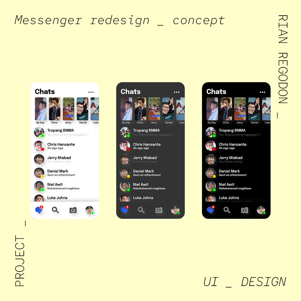 Messenger Redesign Concept