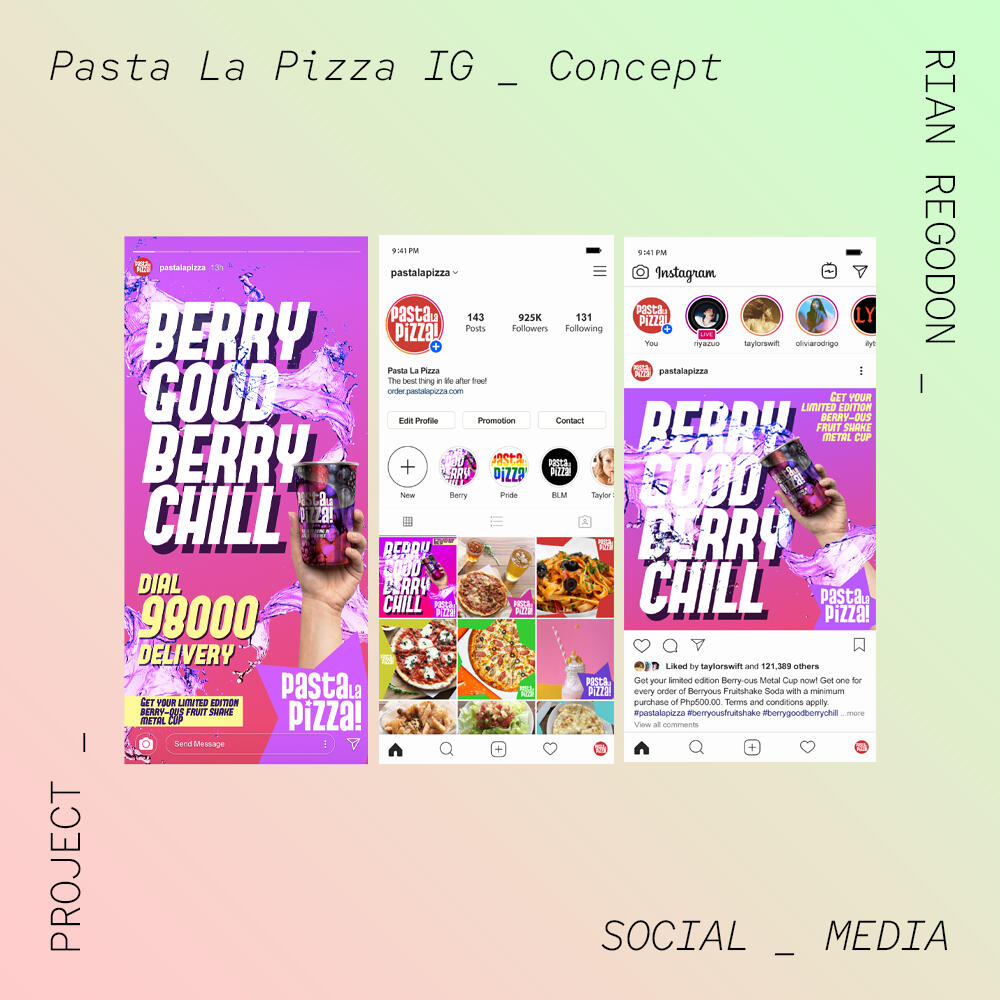 [click to view] PASTA LA PIZZA INSTAGRAM