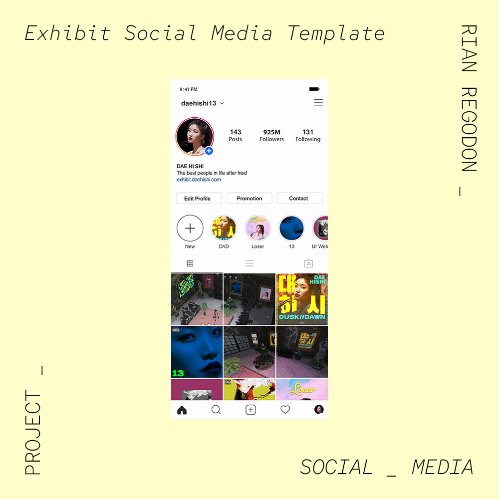 Social Media for Exhibit Promotion Sample Template